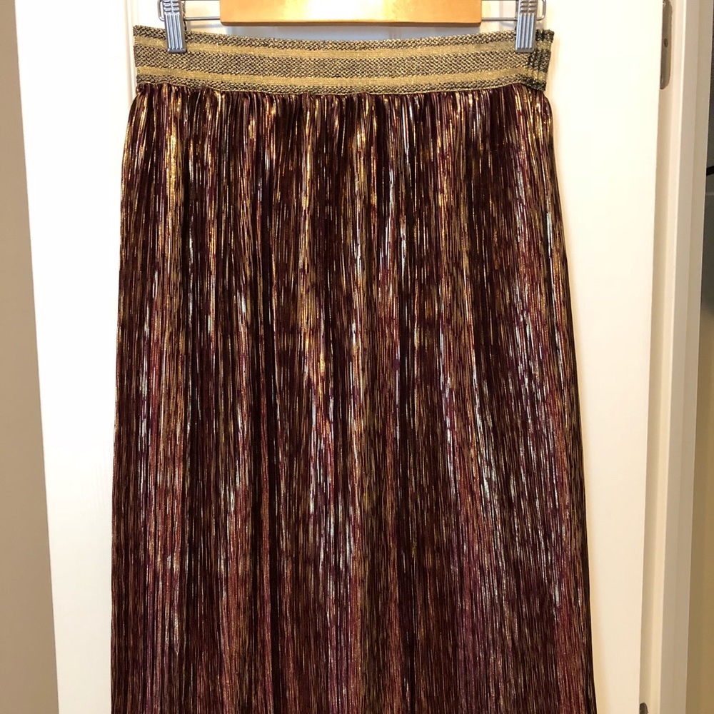 Anthropologie midi skirt